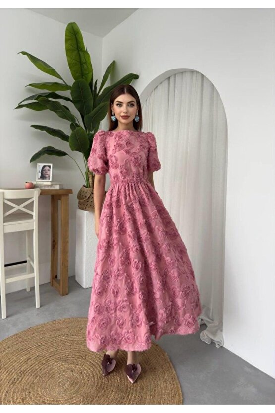 Moda Shop & Butik Wear Sırt Bağlama Detaylı Elbise