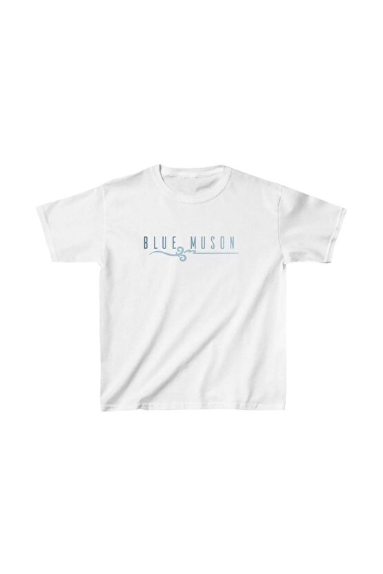 Unisex Çocuk Baskılı T-Shirt - Beyaz