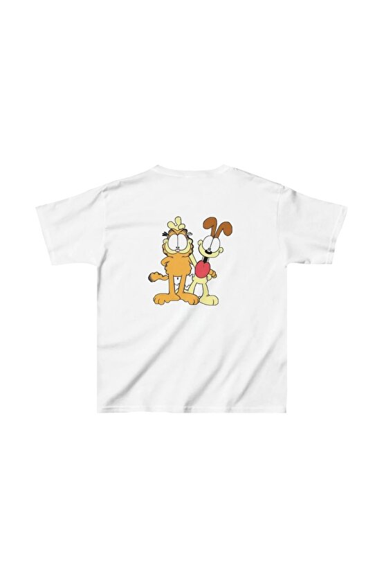 Çocuk Unisex Baskılı T-Shirt - Beyaz