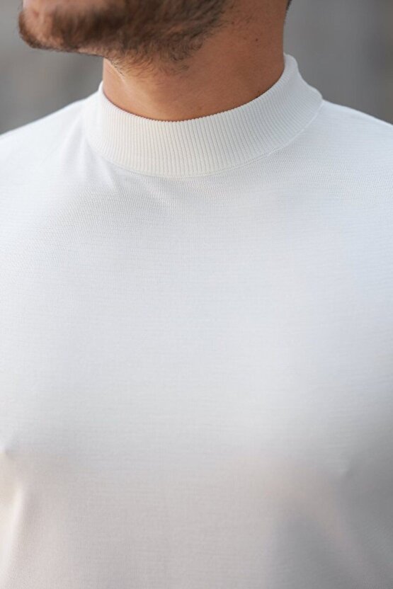 Moda Shop & Butik Erkek Yarım Balıkçı Yaka Kısa Kollu Tişört