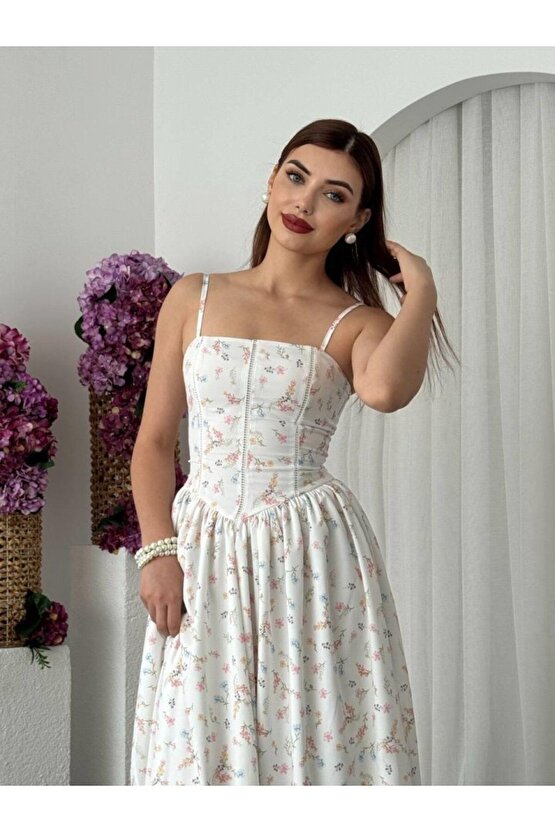 Gelirr Pars Ip Askılı Elbise