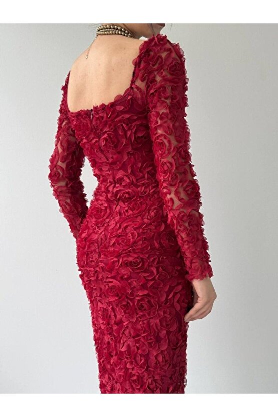 Moda Shop & Butik Folers Çiçek Desenli Elbise
