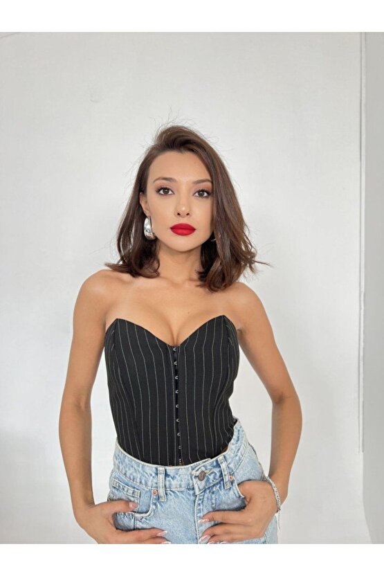 Moda Shop & 6324 Crop-siyah