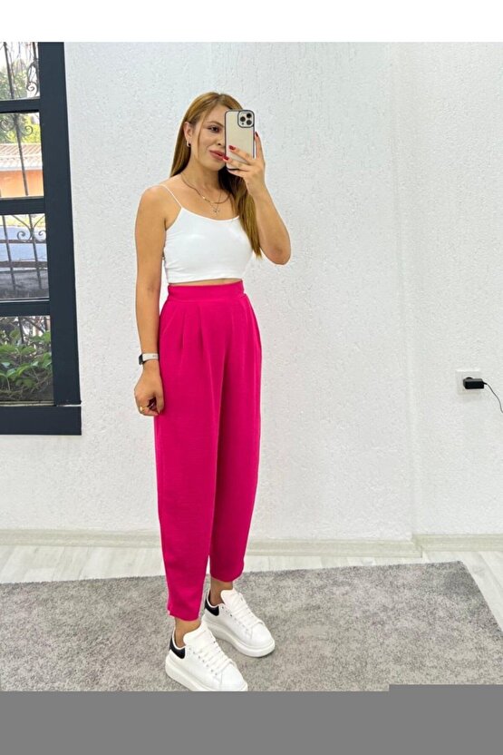 Kadın Yüksek Bel Hürrem Pantolon