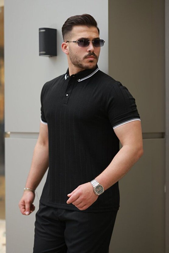 Kadın Kısa Kollu Bisiklet Yaka Cep Pul Payet Detay Viskon Bluz