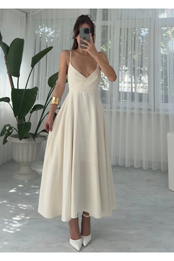 7073 ELBİSE-BEJ