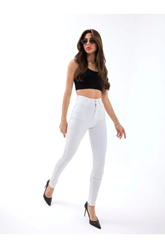 6489 PANTOLON-BEYAZ