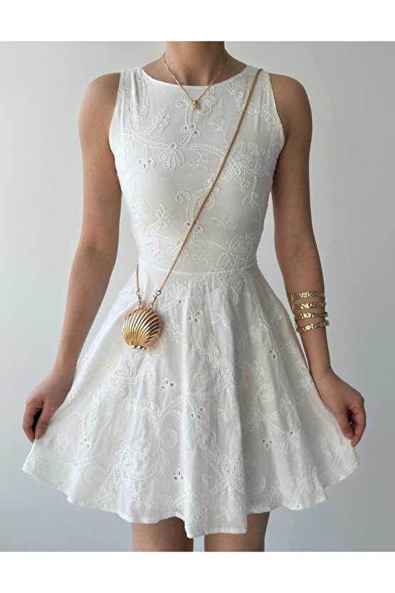 Moda Shop & Butik Vess Cep Detaylı Elbise