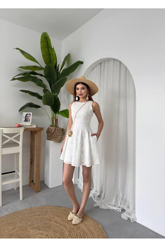 Moda Shop & Butik Vess Cep Detaylı Elbise