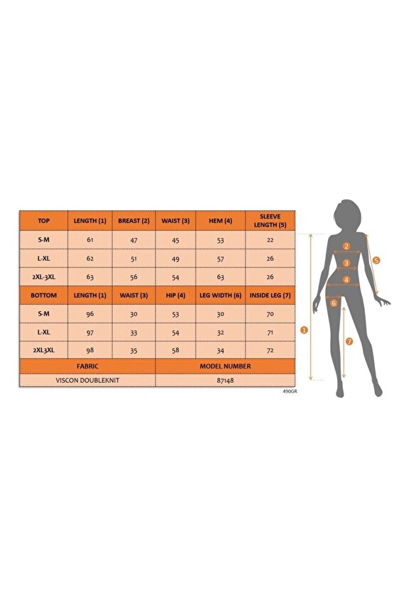 Kadın Kısa Kollu Kayık Yaka Viskon Iki Iplik Bluz Ve Bağcıklı Pantolon Ikili Takım