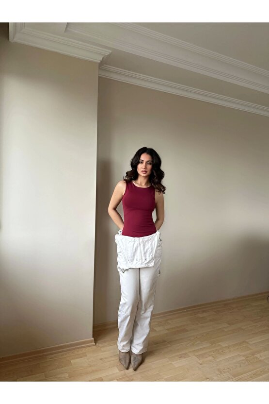 Erkek Ağaç Kabuğu Desenli Kısa Kollu T-shirt