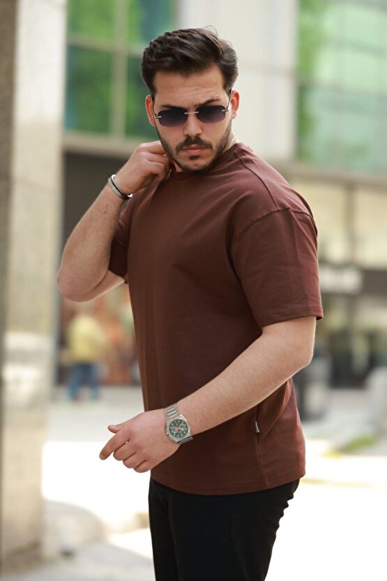 Myterrax Erkek Kısa Kollu Basic Oversize Tshirt