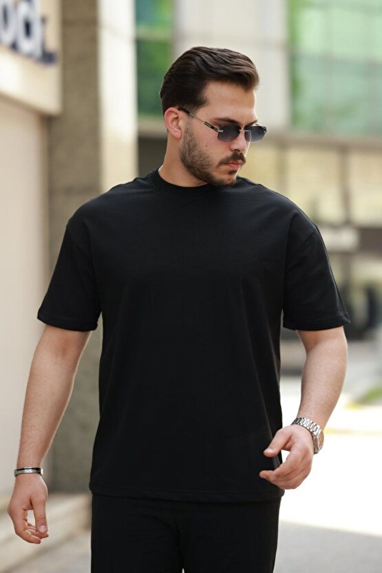 Myterrax Erkek Kısa Kollu Basic Oversize Tshirt