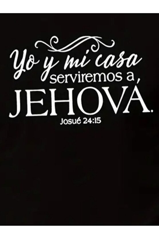 Gelirr Erkek Jehova Baskılı Süprem T-shirt