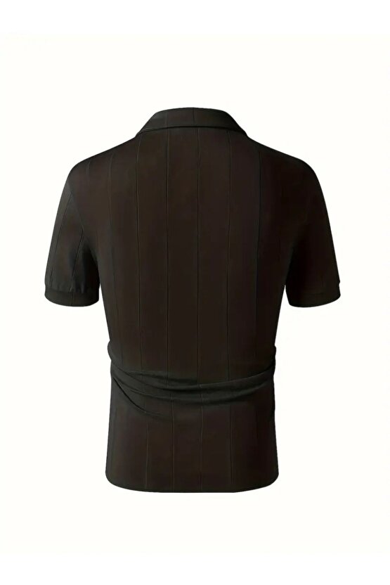 Moda Shop & Butik Erkek Kısa Kollu Polo Yakalı Triko Tshirt