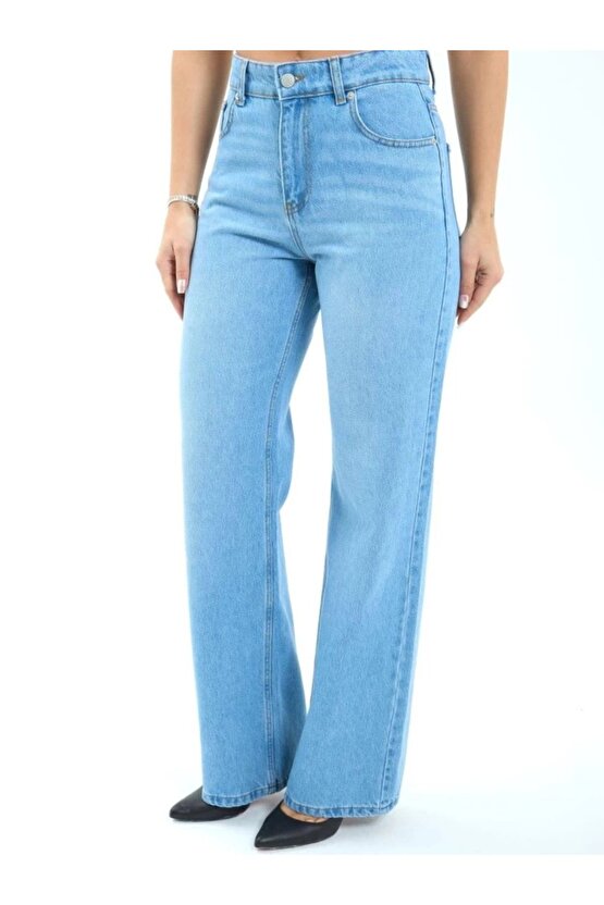 7044 KOT PANTOLON-MAVİ