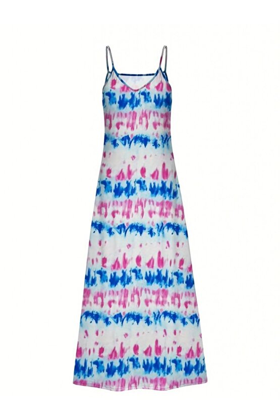 Moda Shop & Butik Kadın Askılı Tam Boy Süprem Elbise