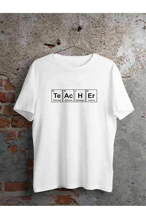 24 Kasım Öğretmenler Günü Baskılı Özel T-shirt - Beyaz