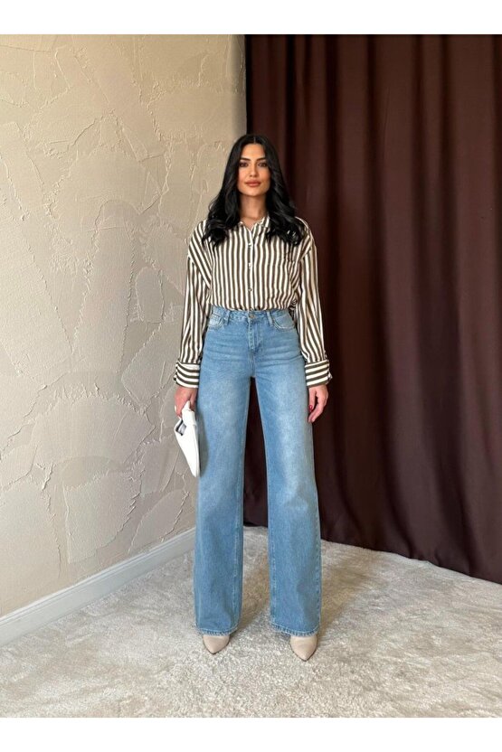 Mra Fashion Mavi Comfy Jeans Pantolon
