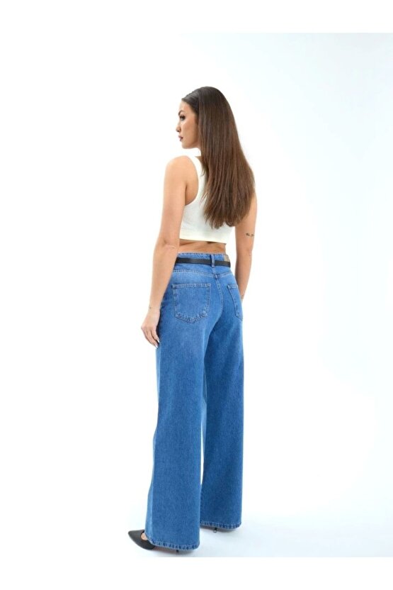 7398 KOT PANTOLON-MAVİ