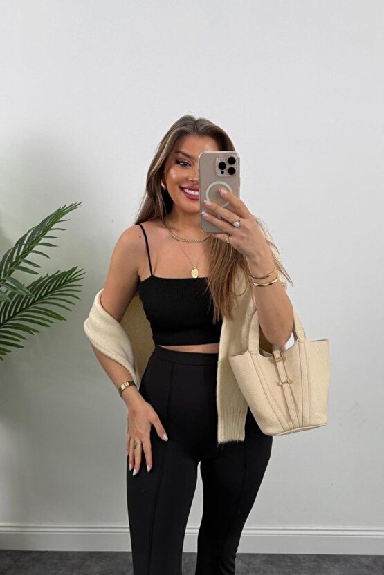 Mra Fashion Kadın Amazon Kumaş Çımalı Tayt