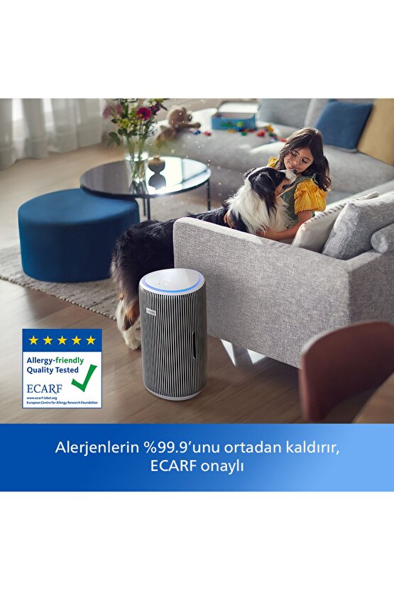 3200 Serisi Hava Temizleyici, 135 m2ye Kadar Etkili, Air+ Uygulaması ile Uzaktan Kontrol AC322010