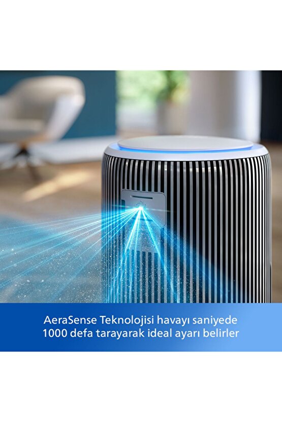 3200 Serisi Hava Temizleyici, 135 m2ye Kadar Etkili, Air+ Uygulaması ile Uzaktan Kontrol AC322010