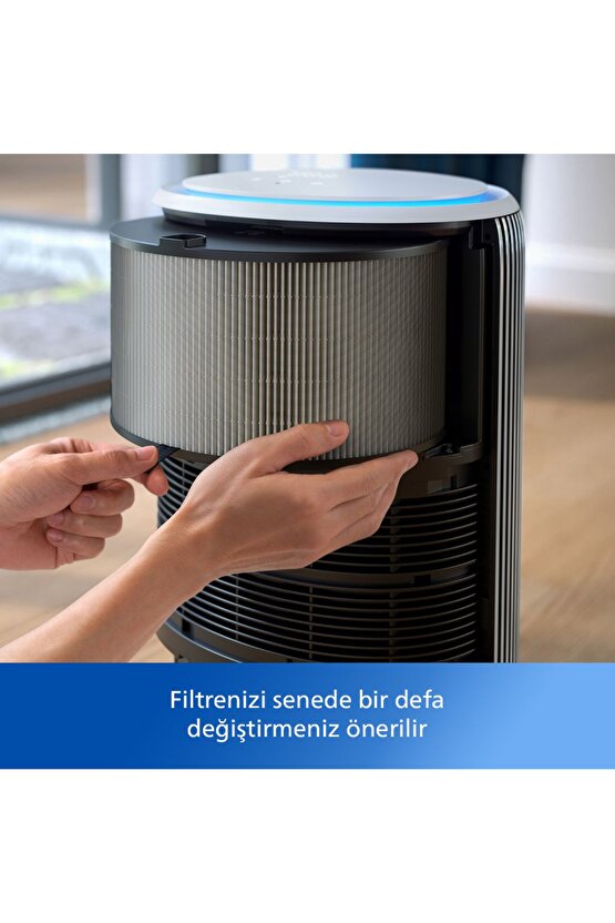 3200 Serisi Hava Temizleyici, 135 m2ye Kadar Etkili, Air+ Uygulaması ile Uzaktan Kontrol AC322010
