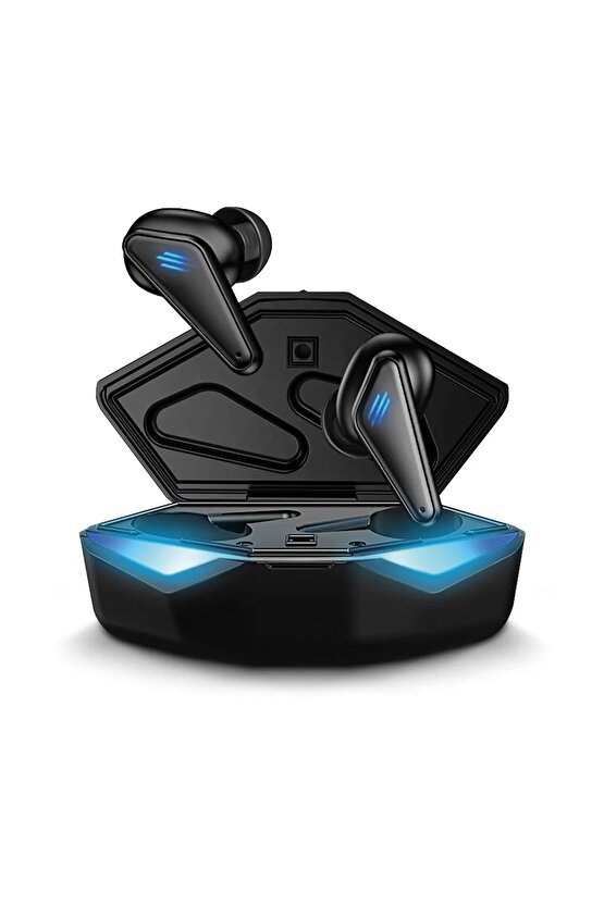 GamerPods4 Led Işıklı Oyuncu Kulaklığı Ekstra Bass Bluetooth Kulaklık Dokunmatik Kontrol
