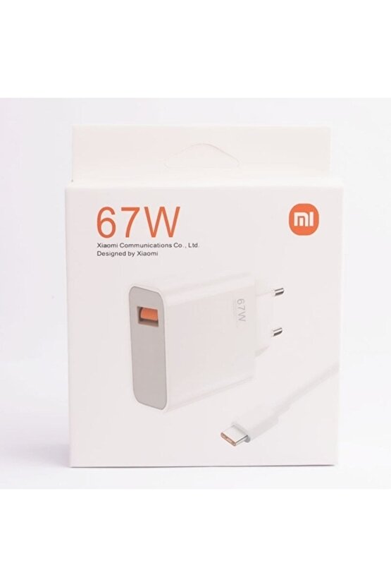 Xiaomi Mi 11 67 Watt Orjinal Turbo Şarj Cihazı Redmi Mi 6a Type-c Data Kablo + Myd-12-eh