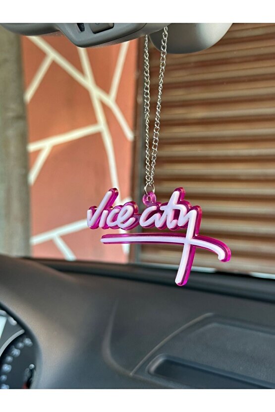 Gta Vice city Dikiz ayna süsü (seffaf mor)