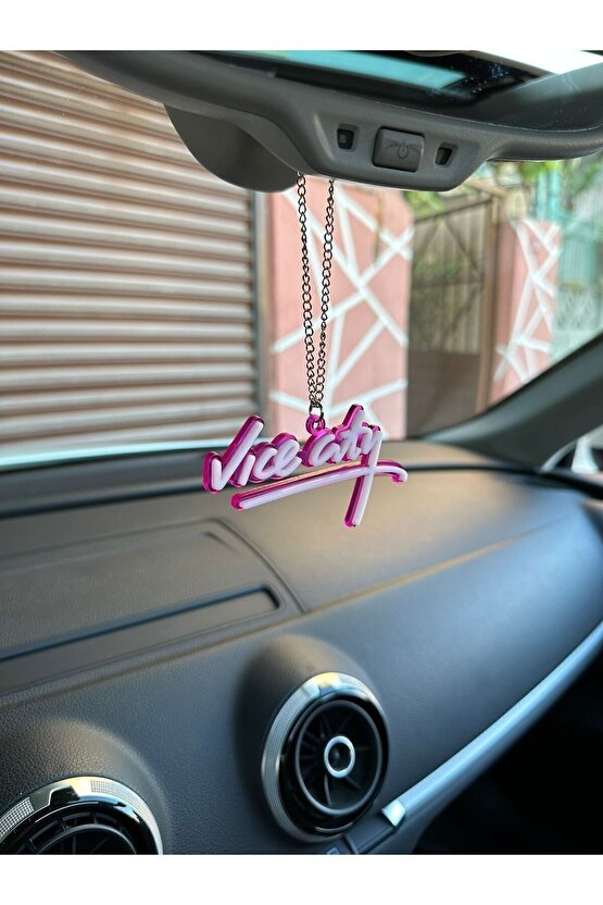 Gta Vice city Dikiz ayna süsü (seffaf mor)