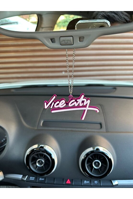 Gta Vice city Dikiz ayna süsü (seffaf mor)