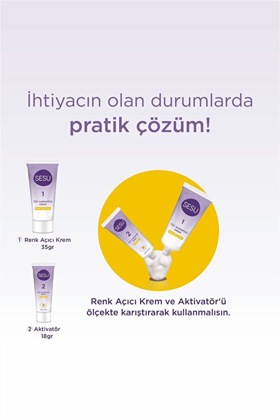 Tüy Sarartıcı Krem 35 Ml x2 Adet