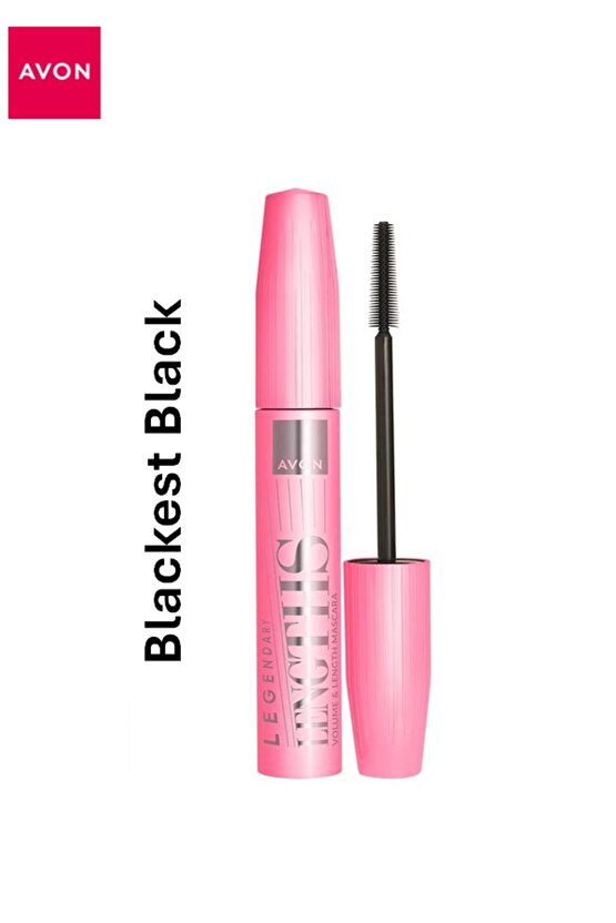 Legendary Lengths Volume & Length Maskara - (Blackest Black) 10 ml
