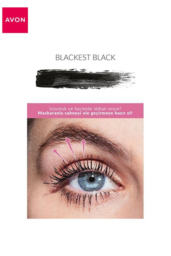 Legendary Lengths Volume & Length Maskara - (Blackest Black) 10 ml