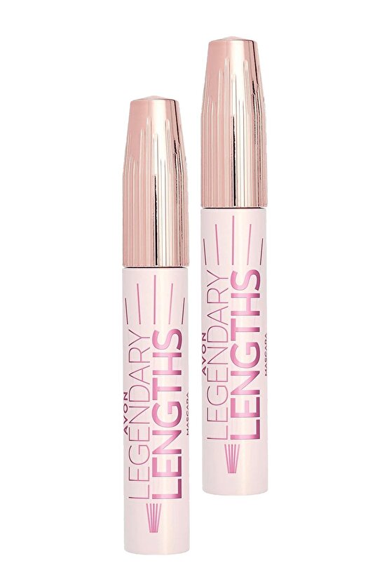 Legendary Lengths Hacim ve Uzunluk Veren Siyah Maskara 10 Ml. İkili Set