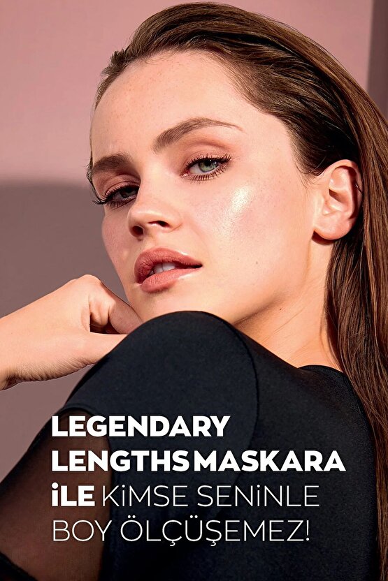 Legendary Lengths Hacim ve Uzunluk Veren Siyah Maskara 10 Ml. Üçlü Set
