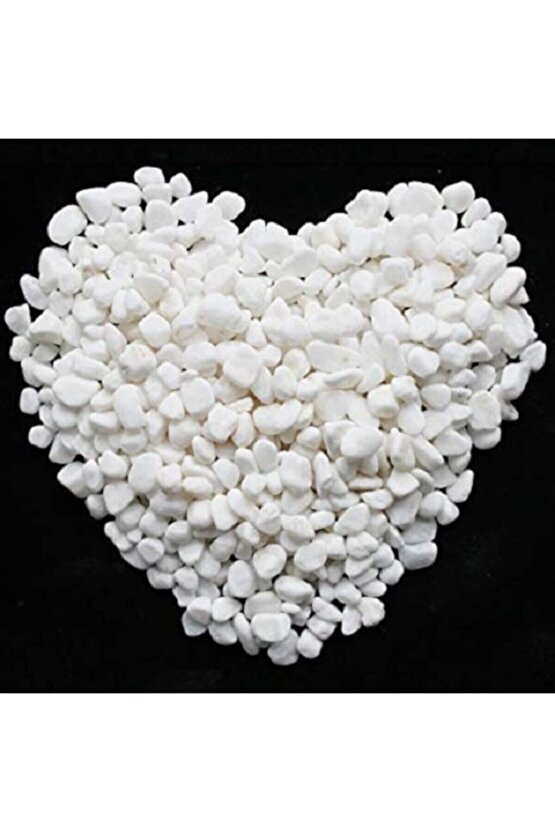 Beyaz Dolomit Taş 25 Kg 1-2 Cm Dere Taşı Çakıl Taşı Bahçe Süs Taşı Saksı Teraryum Taşı Akvaryum Taşı