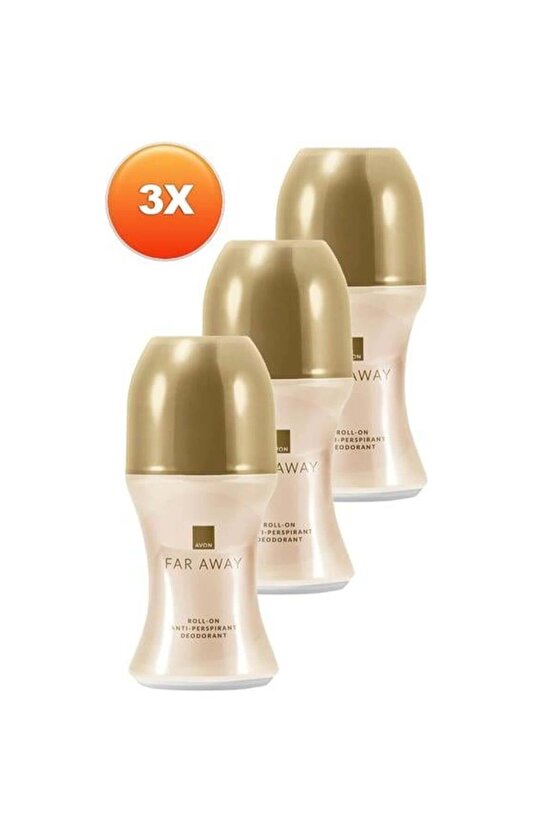 Far Away Kadın Rollon 50 Ml. Üçlü Set