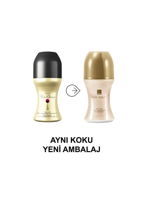 Far Away Kadın Rollon 50 Ml. Üçlü Set