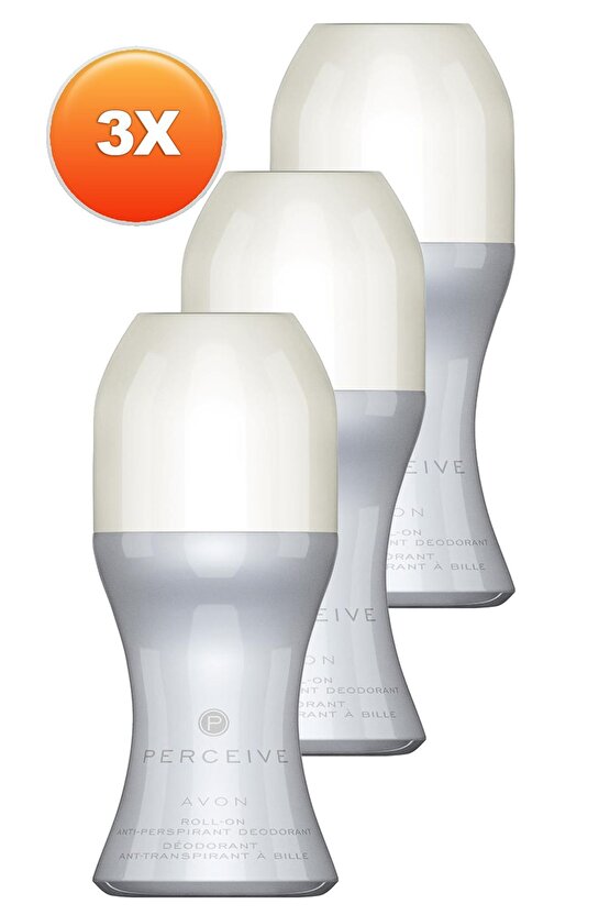Perceive Kadın Rollon 50 Ml. Üçlü Set