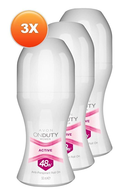 Onduty Active Kadın Rollon 50 Ml. Üçlü Set