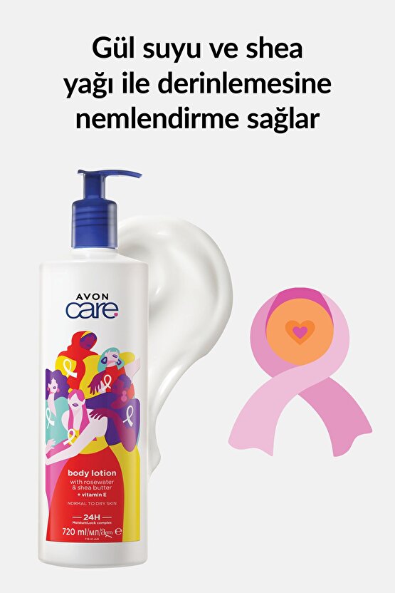 Care Gül Suyu Ve Shea Yağı Özlü E Vitaminli Vücut Losyonu 720 Ml.