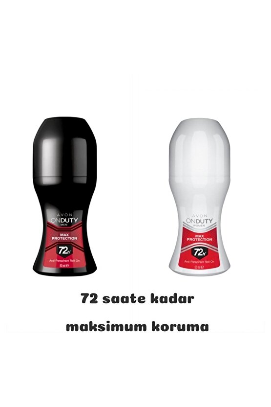 On Duty Max Protection Kadın Antiperspirant Roll On 50 Ml+ Erkek Antiperspirant Roll On 50 Ml