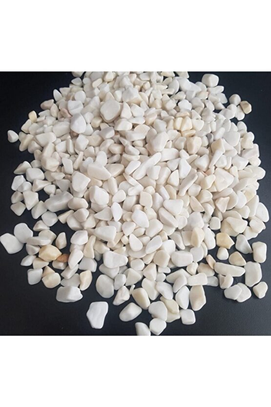Beyaz Taş 2 Kg 1-2 Cm Beyaz Dolomit Taş Dere Taşı Çakıl Taşı Bahçe Süs Taşı Akvaryum Teraryum Taşı