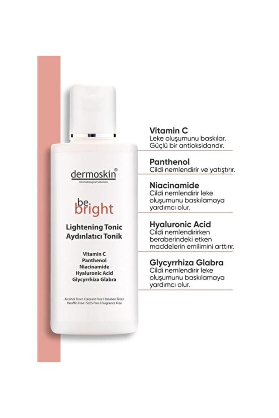 Dermoskın Be Bright Aydınlatıcı Tonik