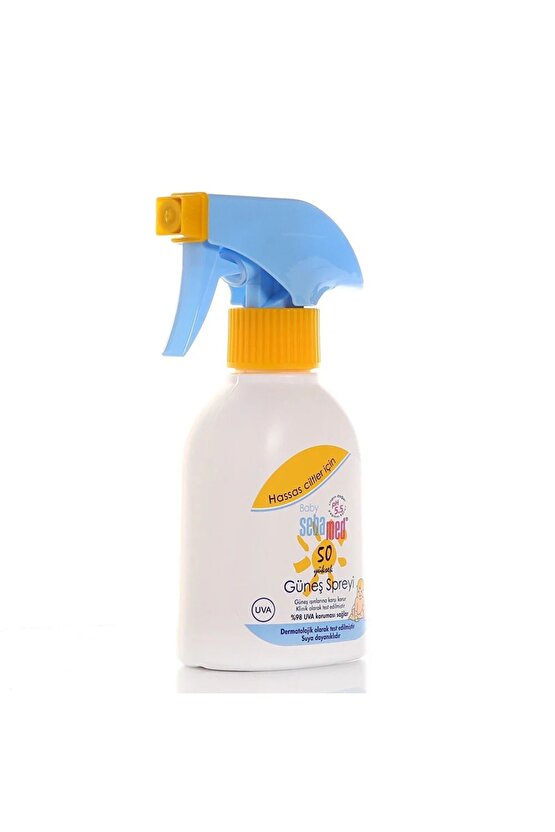 Baby SPF 50+ %98 UVA Korumalı UVB Filtreli Çok Yönlü Koruyucu Çocuk Güneş Spreyi 200 ml