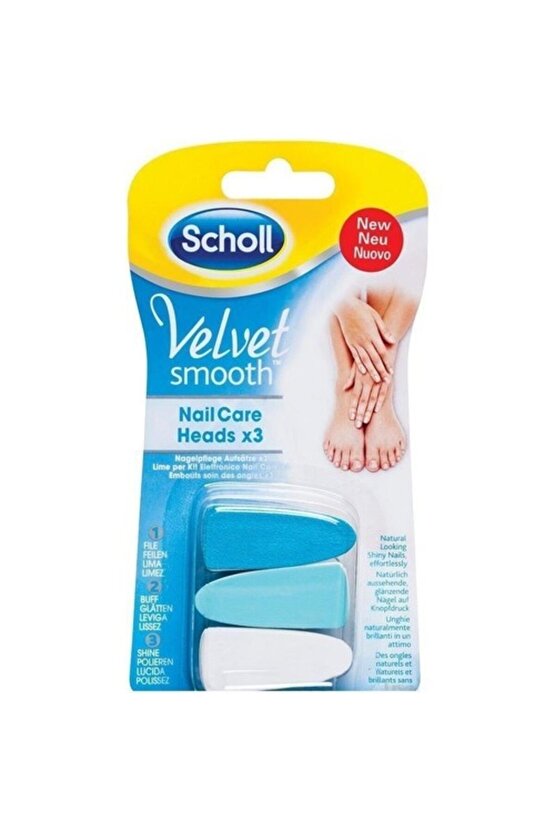 Velvet Smooth Tırnak Bakım Başlıkları 3 Adet