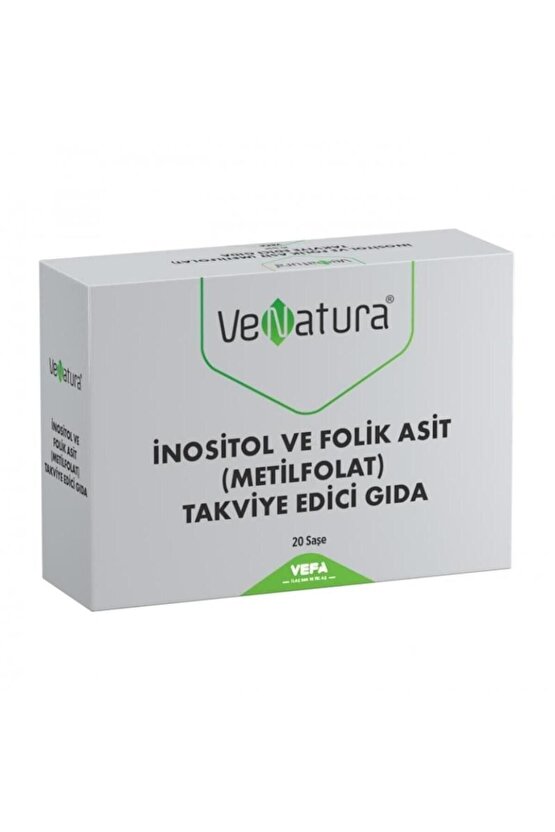 İnositol Ve Folik Asit Metilfolat 20 Saşe